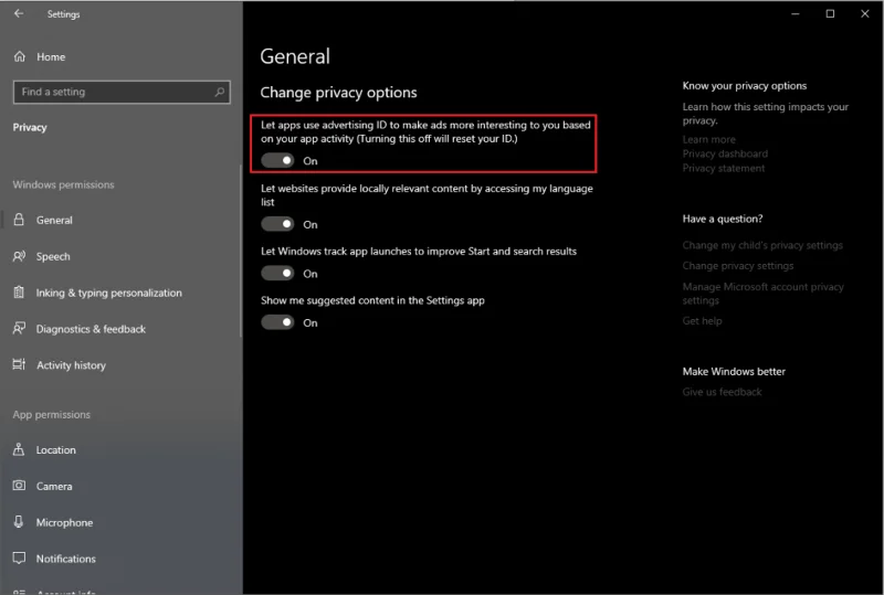 Sammud isikuandmete Microsoftile üleandmise piiramiseks