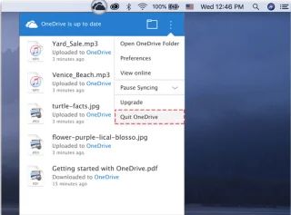 Kaip pašalinti „OneDrive“ iš „Mac“.