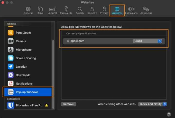 Jak vypnout blokování automaticky otevíraných oken na Macu (2021)