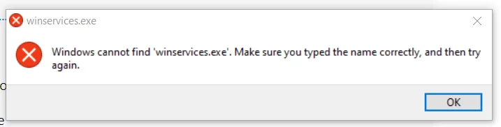 Як виправити помилки, пов’язані з Winservices.exe, на ПК з Windows?