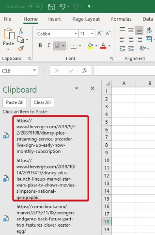 Как да изчистите клипборда в Microsoft Excel
