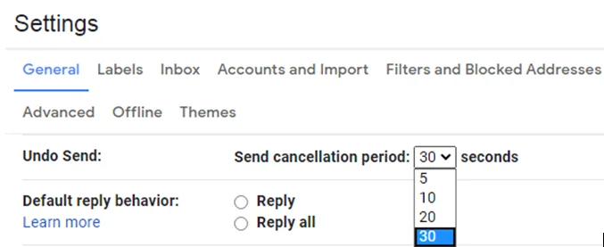 Jak zrušit odeslání e-mailu v Gmailu?