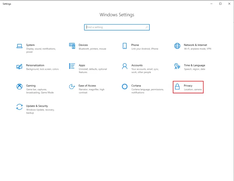 Hapat për të ndaluar ekzekutimin e aplikacioneve në sfond në Windows 10