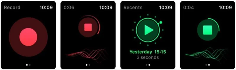 Apple Watch Voice Recorder-appar tar ner anteckningar direkt