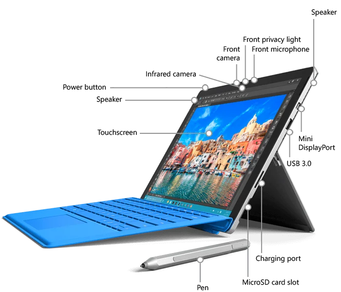 Detaljeret sammenligning: Microsoft Surface Go vs Apple iPad Air (2021)