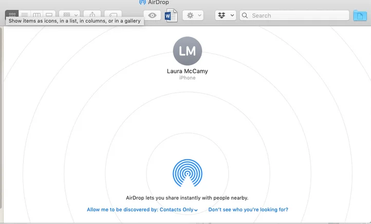 Kaip naudoti ir įjungti „AirDrop“ „Mac“.