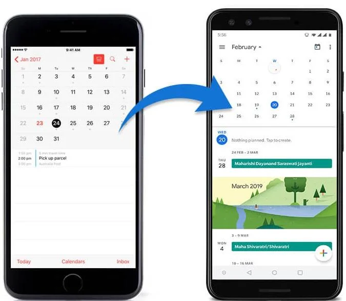 Kaip perjungti iš iPhone į Android