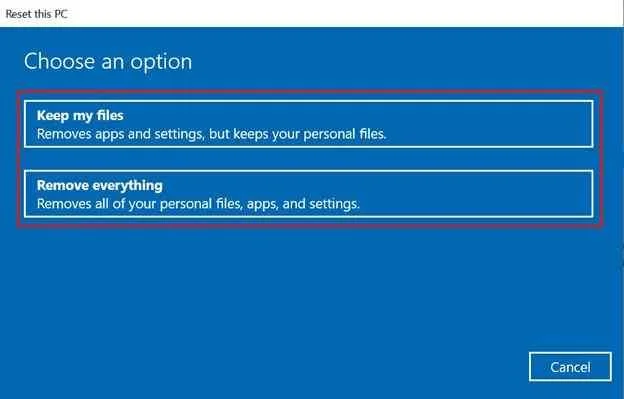 A rendszerindító eszköz nem található hibája a Windows 11/10 rendszerben
