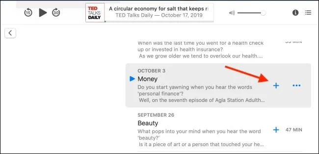 Jak používat aplikaci Podcasty na macOS Catalina