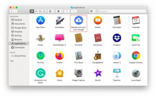 Kaip pašalinti „Google“ diską iš „Mac“.