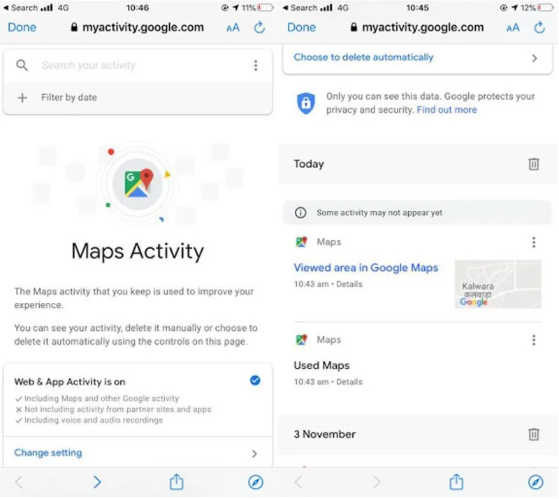 Kaip ištrinti „Google“ žemėlapių istoriją ir įjungti inkognito režimą?