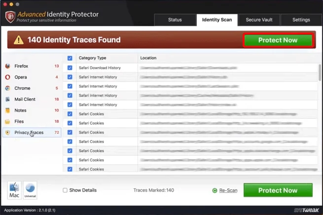 Advanced Identity Protector från Systweak – Verktyg för att förhindra identitetsstöld