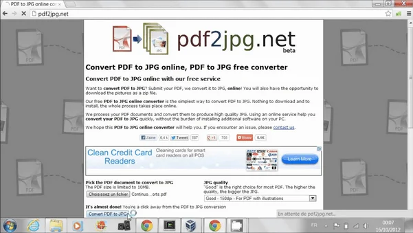 Kaip konvertuoti PDF į JPG „Mac“.