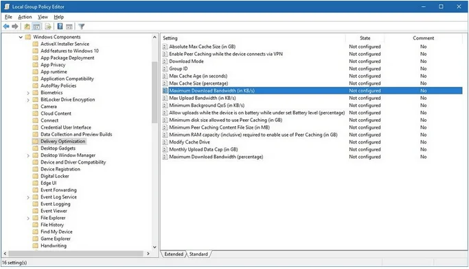 Как да ограничите честотната лента на Windows Update на Windows 10