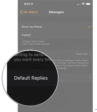 Hur du skapar dina egna meddelandesvar för Apple Watch