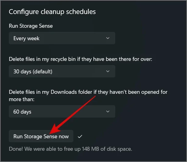 Jak automaticky odstranit zastaralé soubory v systému Windows 11?