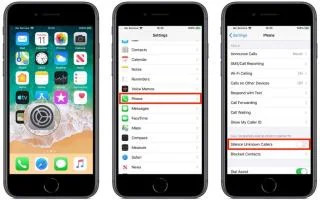 Как да активирате заглушаването на неизвестните обаждащи се на iOS 13