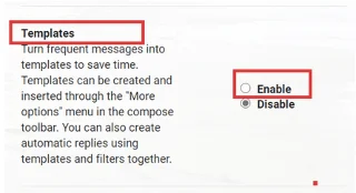 Как да активирате и използвате имейл шаблони в Gmail