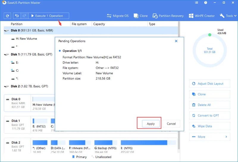 Как да конвертирате RAW в NTFS, без да губите данни