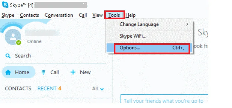 Steg för att eliminera Skype från systemfältet på Windows 10