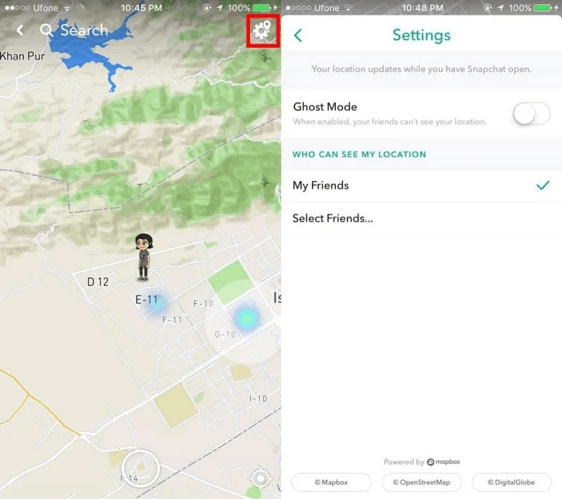 Как да използвате Snapchat, без да споделяте местоположението си