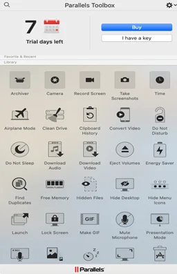 Recenze Parallels Toolbox: Rychle optimalizujte svůj Mac