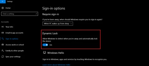 Як захистити Windows 10 за допомогою функції динамічного блокування Як захистити Windows 10 за допомогою функції динамічного блокування