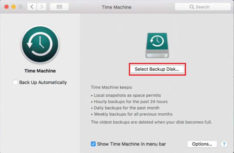 Как да възстановите вашия Mac с Time Machine