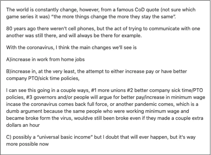 Stanovisko: Budoucí expanze po skončení COVID-19.  Bude to někdy znovu stejné?