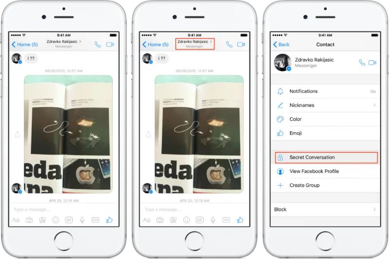 Hur man använder funktionen för hemliga samtal på Facebook Messenger