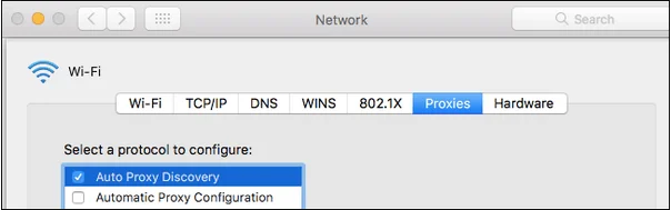 Как да настроите настройките на прокси сървъра на Mac