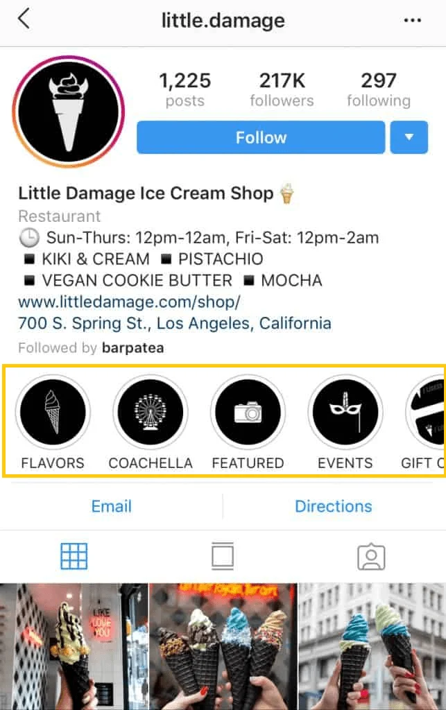Egyéni Instagram Story Highlight borítók létrehozása és hozzáadása