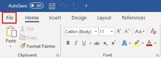 Veiksmai, skirti atkurti neišsaugotą „Word“ dokumentą sistemoje „Windows 10“.