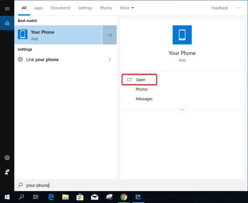Kaip naudoti telefono programą „Windows 10“?