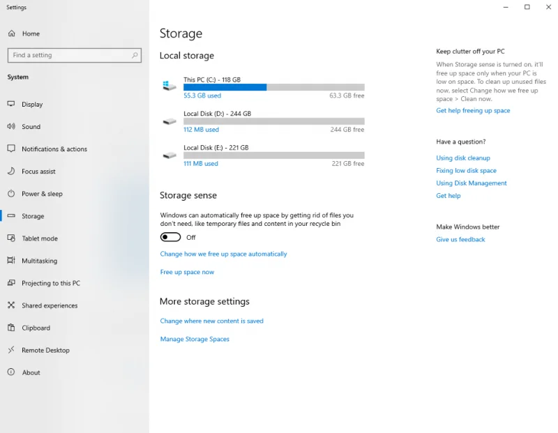 Jak mohu zakázat Storage Sense ve Windows 10