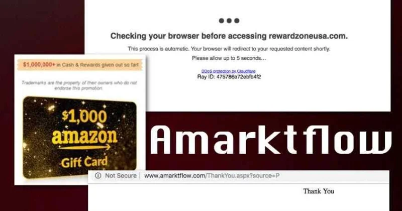 Kas yra Amarktflow.com ir kaip jį pašalinti?