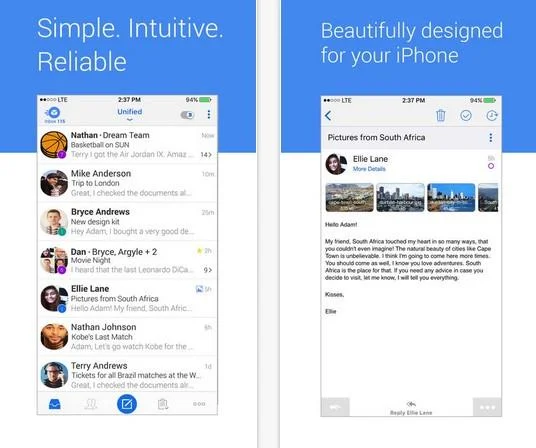 7 najboljših e-poštnih aplikacij za iOS in Android