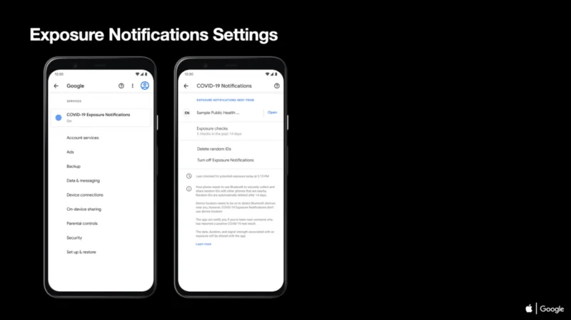 Apple и Google пускат пример и концепции за приложение за проследяване на контакти