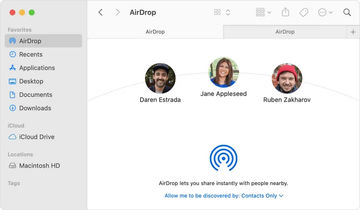 Kaip naudoti ir įjungti „AirDrop“ „Mac“.