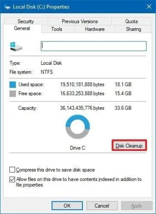 Kaip pašalinti aplanką „Windows.old“ sistemoje „Windows 10“?