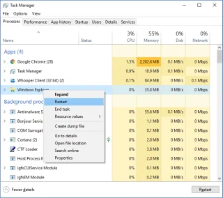 Способи виправити проблеми з панеллю завдань Windows 10