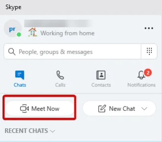 Skypes Meet Now – домакин на незабавни видеоконференции