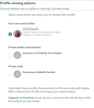 Kuinka tarkastella muiden profiilia LinkedInissä heidän tietämättään