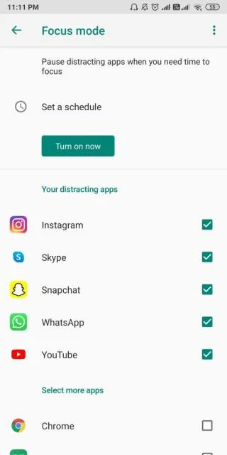 Как да използвате режим на фокусиране на Android