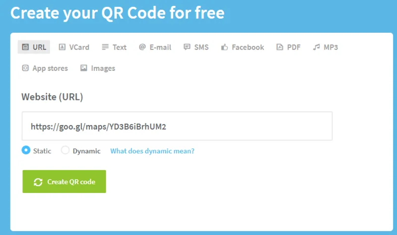 Jak vygenerovat QR kód Google Maps pro vaši firmu