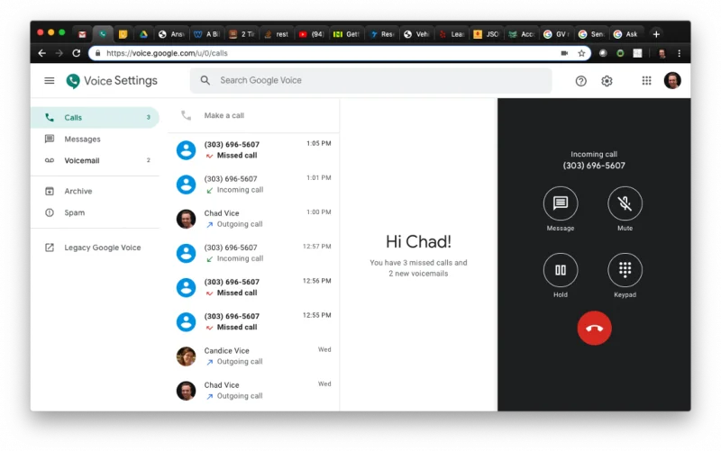 Как да извършвате международни гласови разговори в Google Voice
