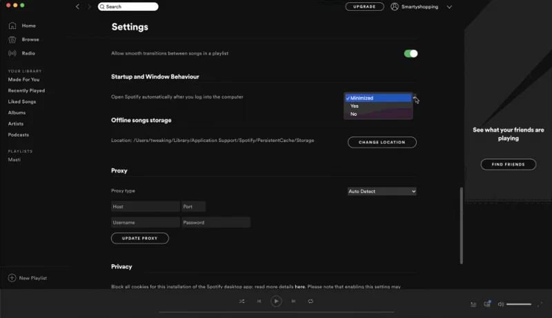 Kaip sustabdyti „Spotify“ atsidarymą paleidžiant – „Mac“.