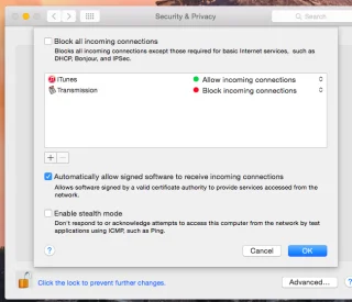 Как да активирате/деактивирате защитната стена на Mac