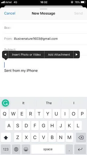 Различни начини за изпращане на големи прикачени имейли на устройства на Apple