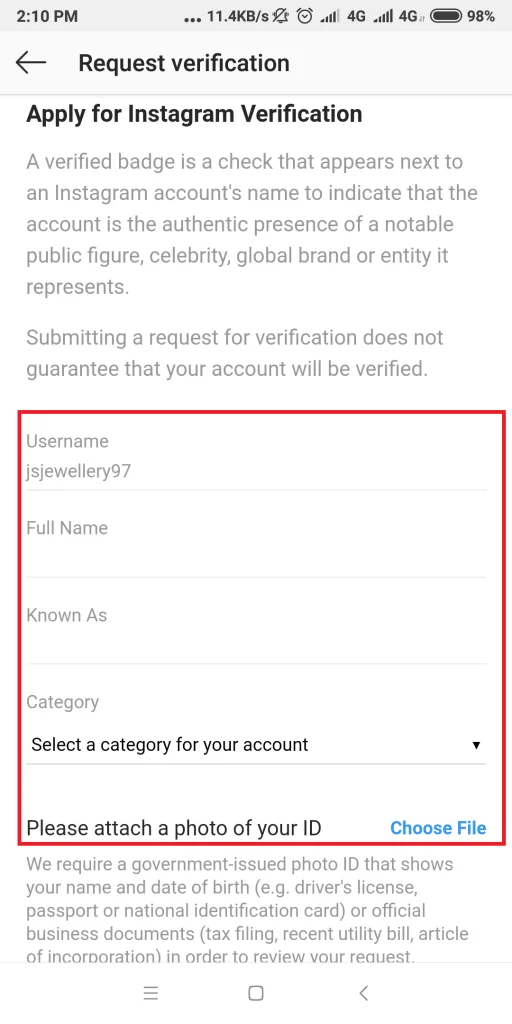 Útmutató lépésről lépésre az Instagram ellenőrzéséhez